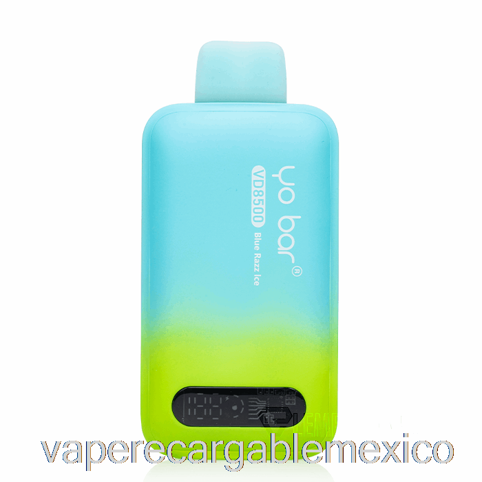 Vape Recargable Yo Bar Vd8500 Desechable Azul Razz Ice